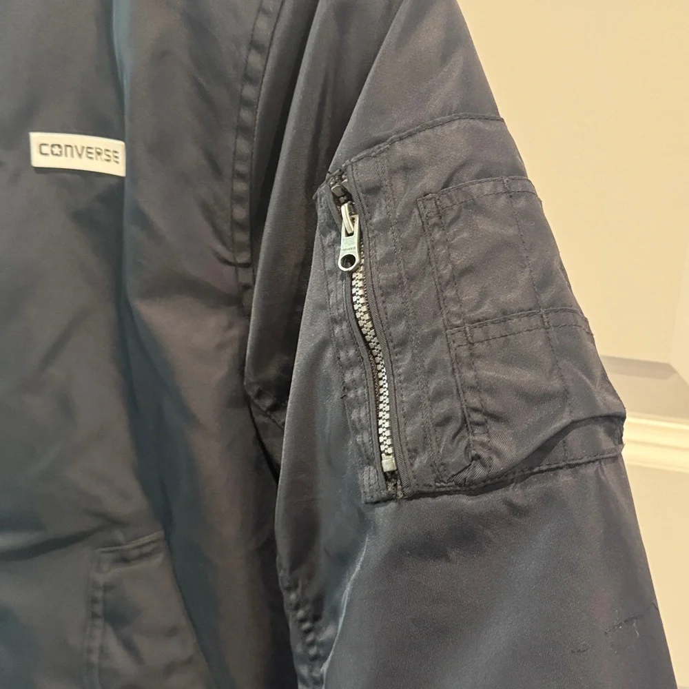 Converse Black Jacket with Logo - Picture 5 of 10